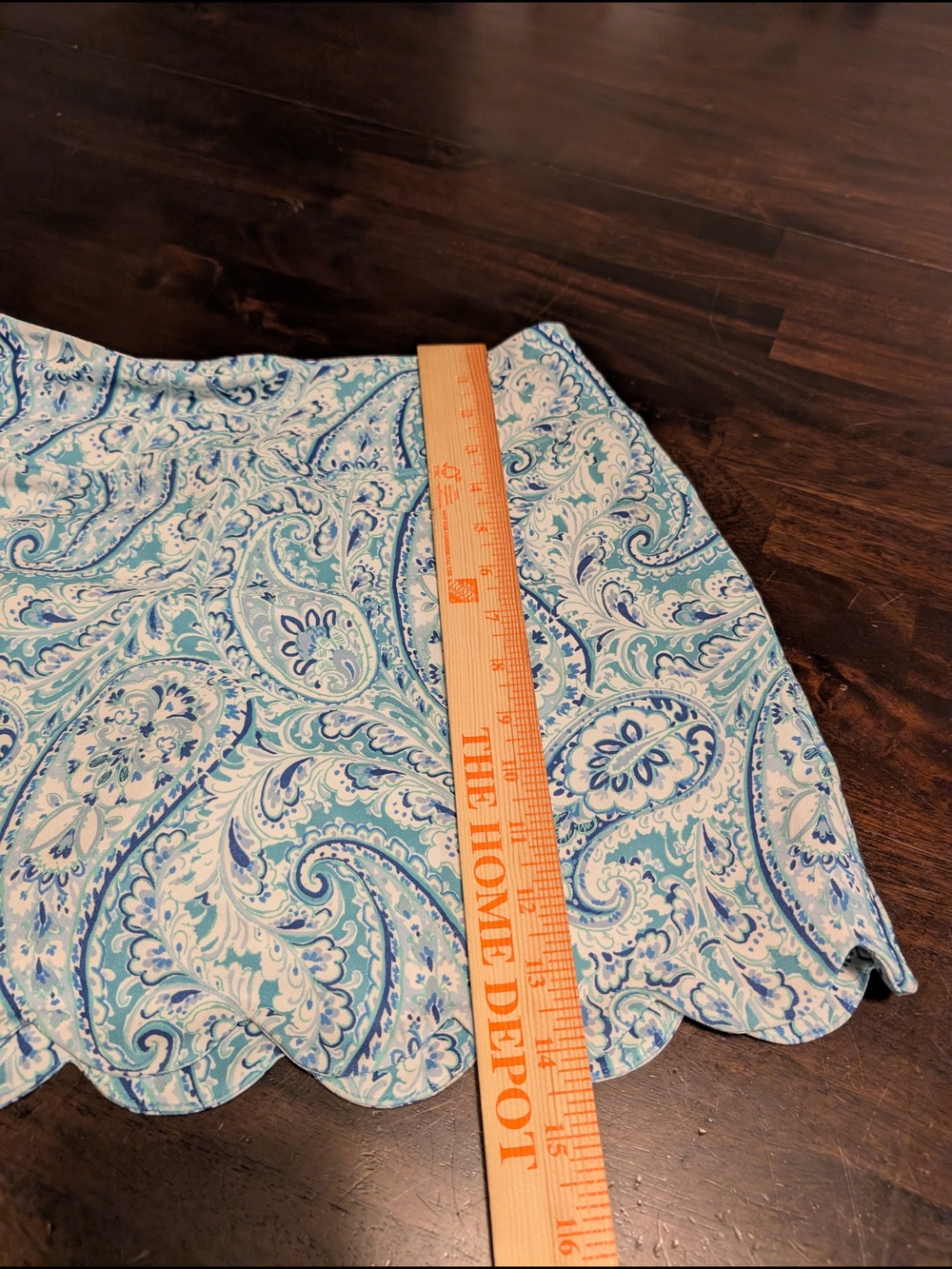 Sigrid Olsen Scalloped Hem Paisley Golf/Tennis Skort, Women's Small - Picture 2 of 5